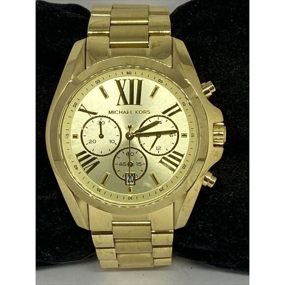 Michael Kors Bradshaw MK5605 Womens Stainless Steel Analog Dial Wrist Watch RQ35 - Picture 2 of 12